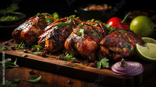 Wallpaper Mural hot Grilled Jamaican Jerk Chicken  Torontodigital.ca