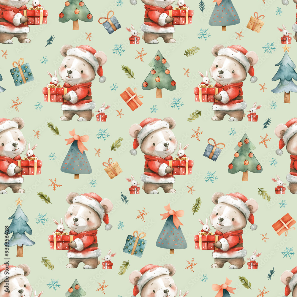 christmas seamless pattern christmas seamless pattern