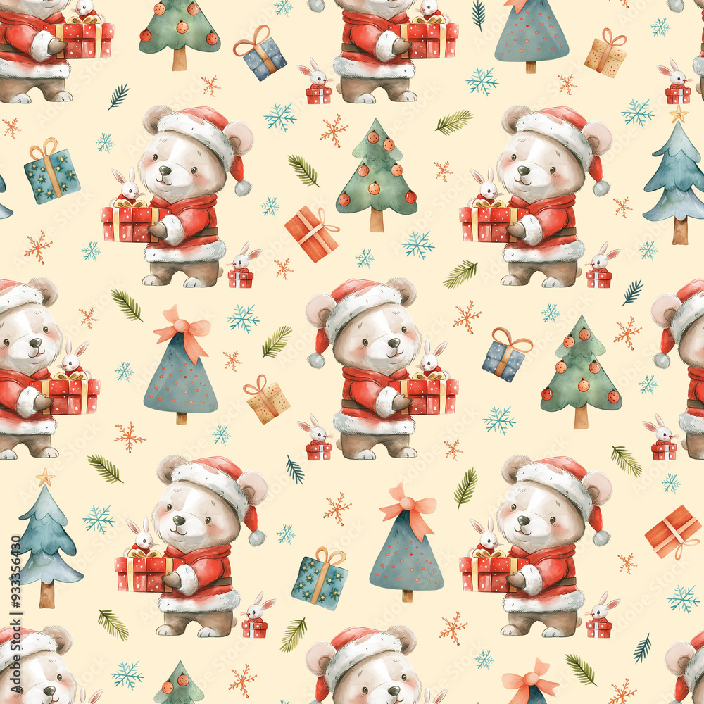 christmas seamless pattern christmas seamless pattern
