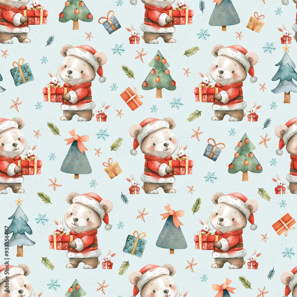 christmas seamless pattern christmas seamless pattern