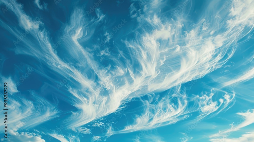 Aircraft soaring in clear blue skies with puffy white clouds, perfect for travel or adventure photography Aircraft soaring in clear blue skies with puffy white clouds, perfect for travel or adventure photography