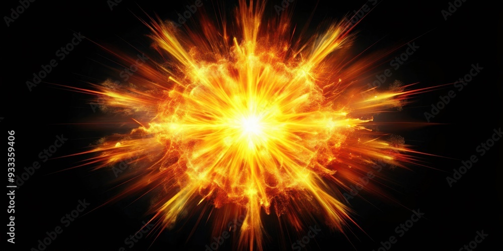 Bright explosion flash on a black background, fire burst, explosion, bright, flash, black, background, fire, burst, light Bright explosion flash on a black background, fire burst, explosion, bright, flash, black, background, fire, burst, light