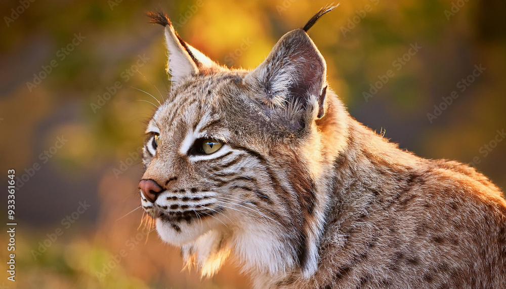 Obraz premium Close-Up of a Bobcat