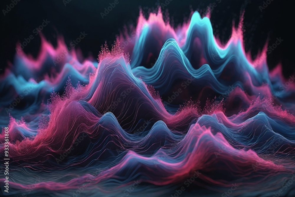 Abstract Waves Background Abstract Waves Background