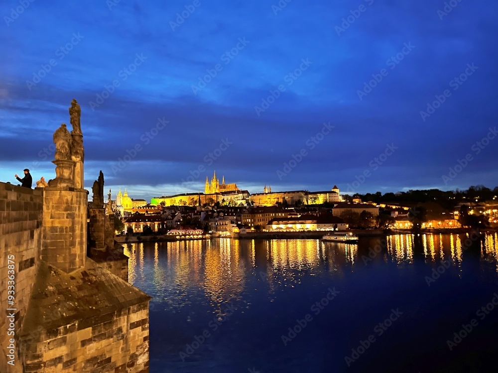 Fototapeta premium Night of Charles Bridge