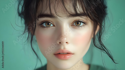 Close-up portrait of a youn...