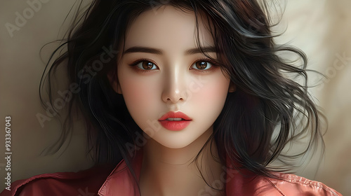 Close-up portrait of a youn...