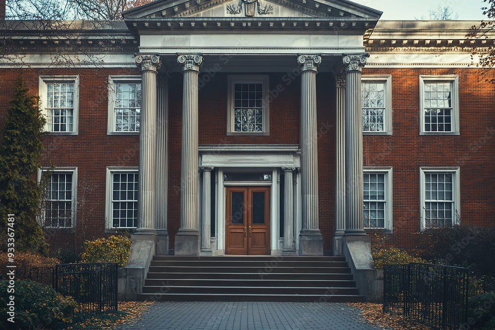 Fototapeta premium Experience the stately and functional designs of government and community structures