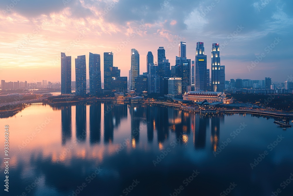 Fototapeta premium Explore the architectural marvels that define city skylines and national identities