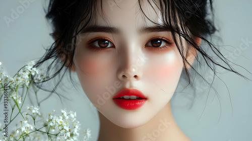 Close-up portrait of a youn...