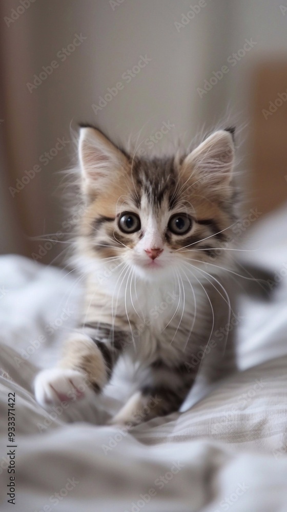 white persian kitten. Beautiful Playful Kitten of purebred white persian kitten. Beautiful Playful Kitten of purebred