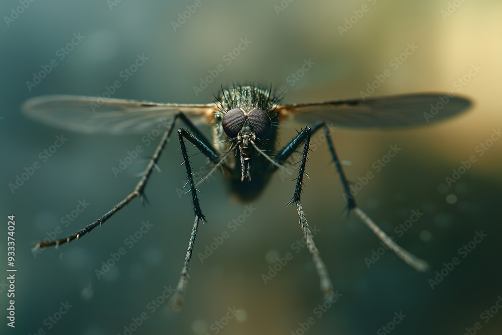 Mosquito Hovering in the Air no blur ultra realistic Mosquito Hovering in the Air no blur ultra realistic