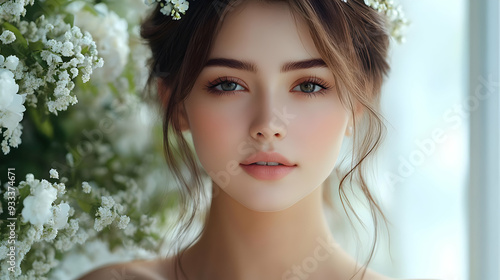 Portrait of a beautiful wom...