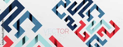 Color bend lines with shadow texture effect. Vector Illustration For Wallpaper, Banner, Background, Card, Book Illustration, landing page