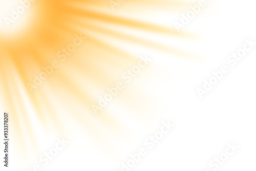 Gowing sunlight rays light effects isolated on transparent  background. golden light rays with glare. effects sunlight, lens flare. Abstract sun burst, Glowing bright rays. shiny design elements
