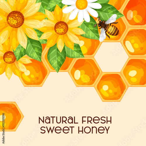 Honeycomb: Natural, Organic, and Raw Honey