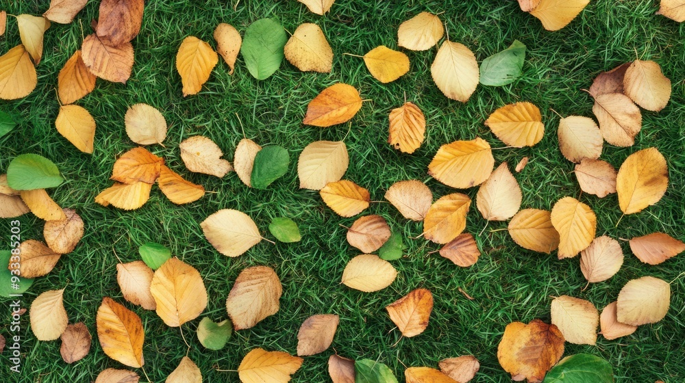 A close up of a pile of leaves on the ground, AI A close up of a pile of leaves on the ground, AI