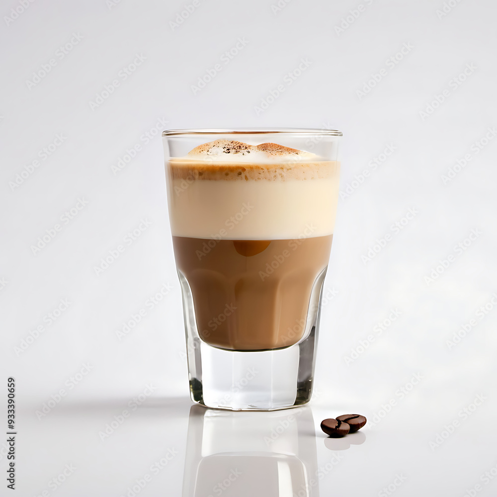 Cortado Coffee in a Small Glass Cortado Coffee in a Small Glass