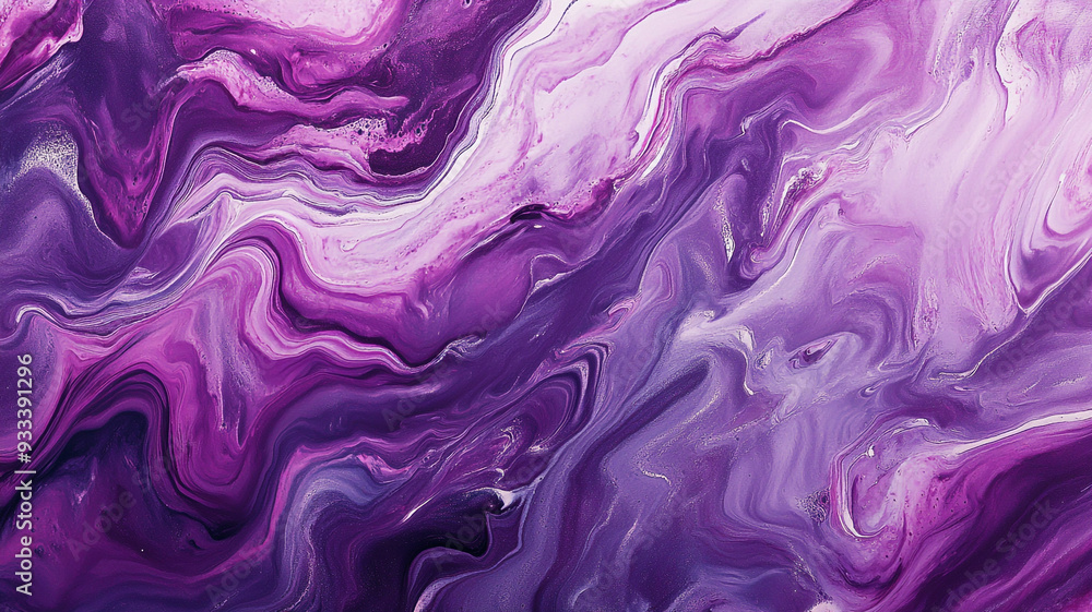 Fototapeta premium Swirling purple abstract pattern with varying shades in a fluid design