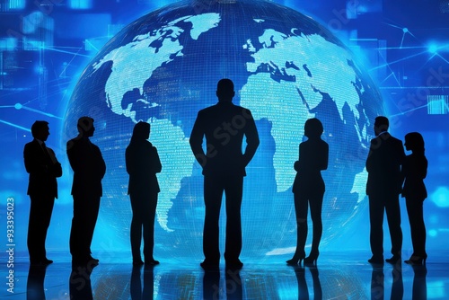 Wallpaper Mural Global Business Network Torontodigital.ca