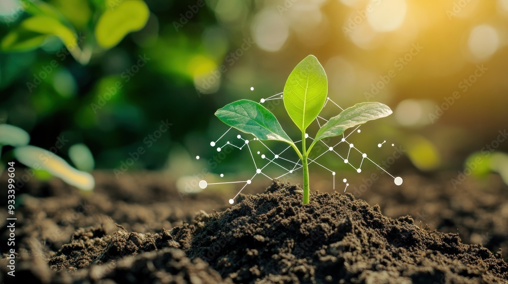 Young Plant Sprouting with Network Connections