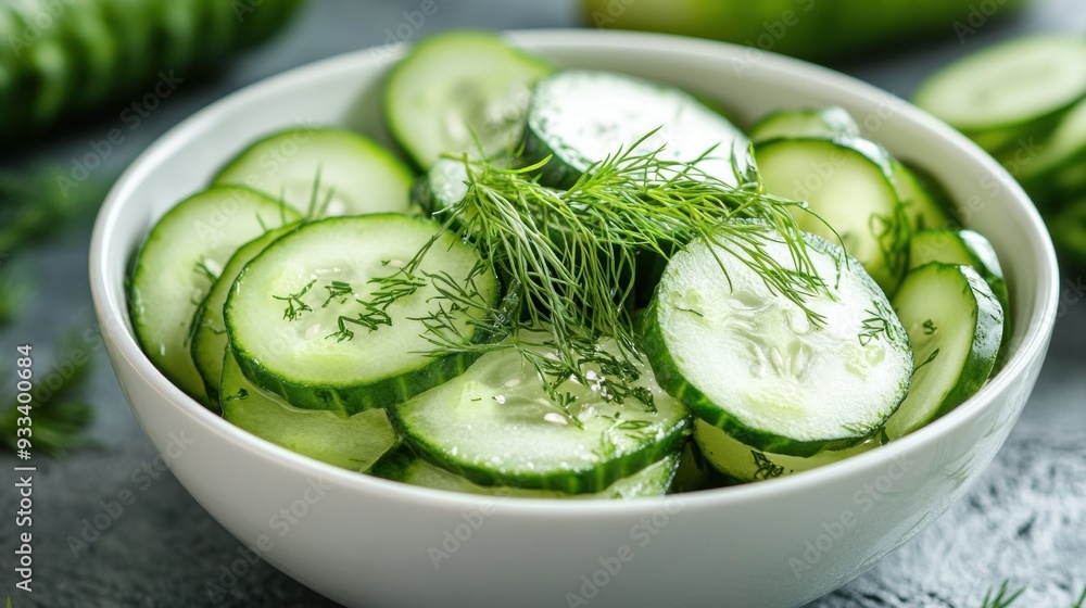 Fresh Cucumber Salad with Dill Fresh Cucumber Salad with Dill