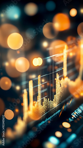 Wallpaper Mural Global gold business investment market. AI generative. Torontodigital.ca