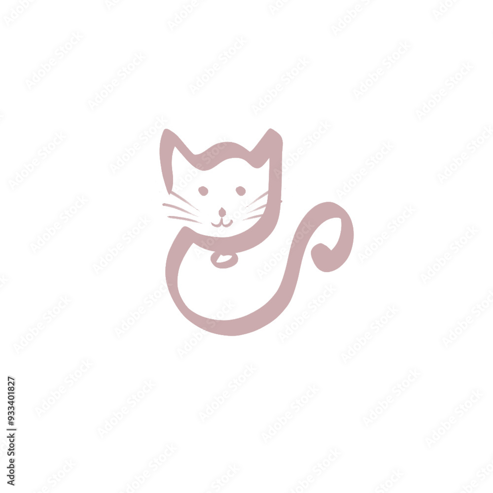 Fototapeta premium Cat logo icon