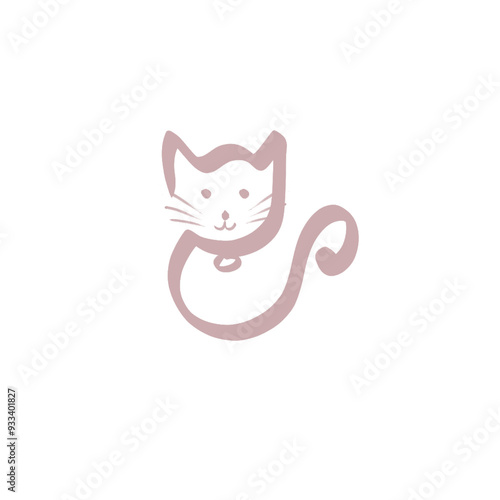 Cat logo icon