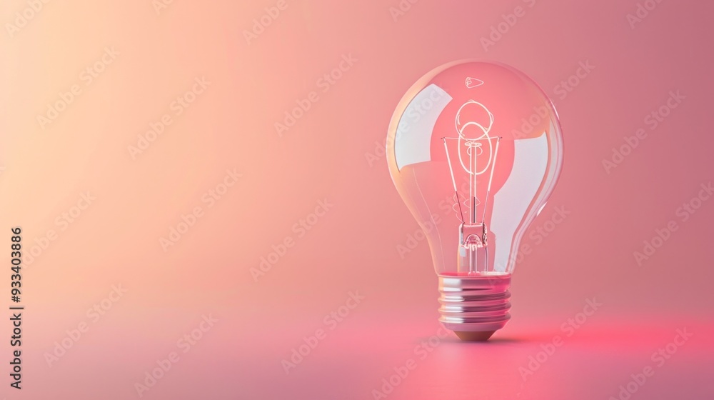 A conceptual illustration of a lightbulb A conceptual illustration of a lightbulb