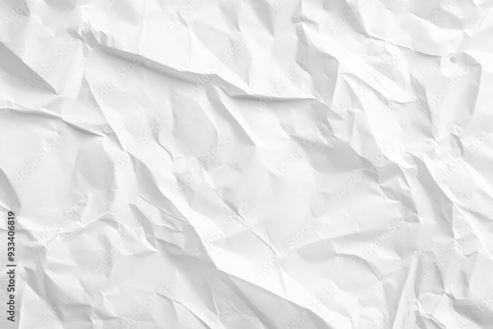Crumpled White Paper Texture Crumpled White Paper Texture