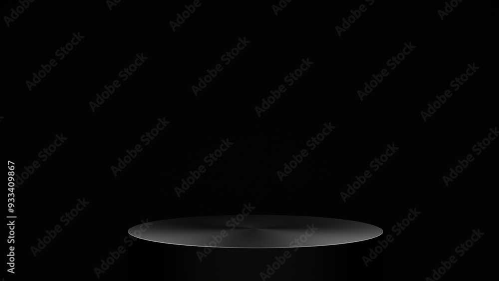 3D Render of a circular product display stand 3D Render of a circular product display stand