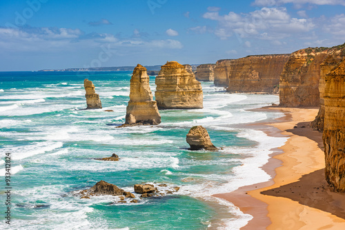 Canvastavla The Twelve Apostles, Port Campbell National Park, Great Ocean Road, Victoria, Au