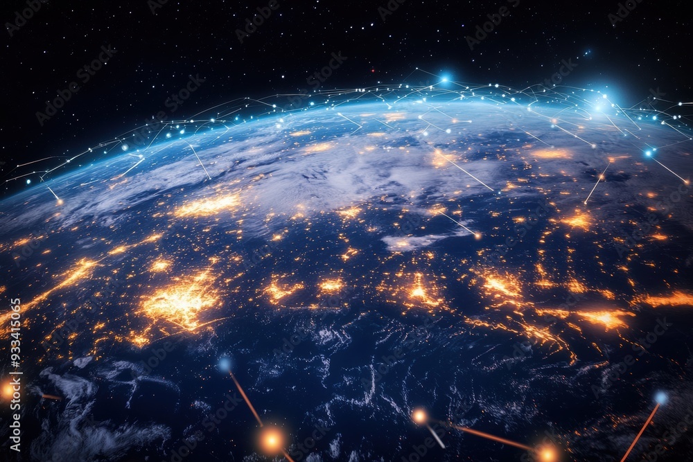 Obraz premium Global Connectivity