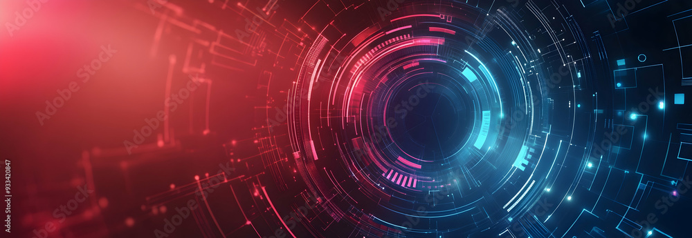 Obraz premium abstract background tech sci fi innovation pattern design