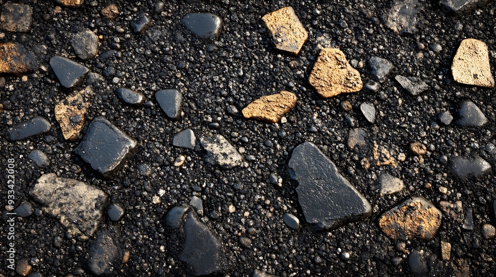 Procedural asphalt texture. Texture for 3d design. Procedural asphalt texture. Texture for 3d design.