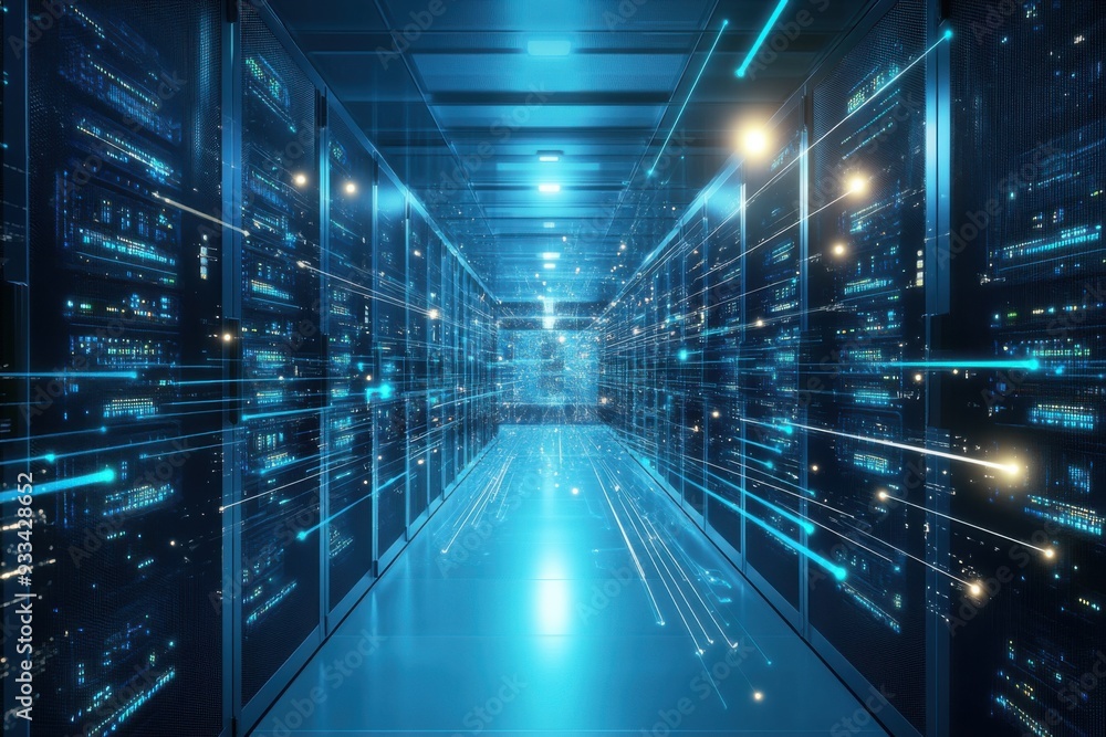 Futuristic Data Center Futuristic Data Center