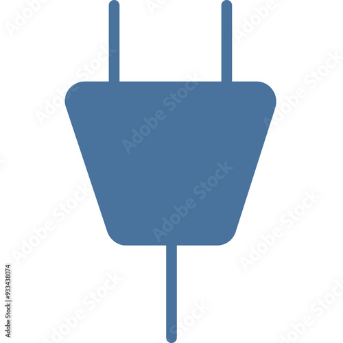 Plug vector icon in isolated background 