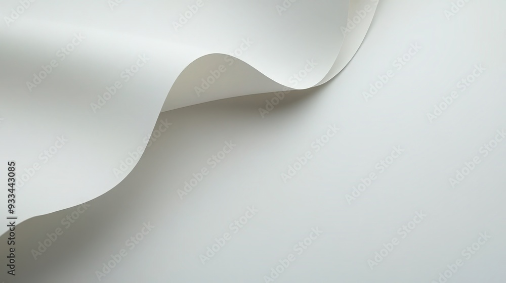 Minimalist Close-Up Shot of Blank White Sheet of Paper for Creative Projects Minimalist Close-Up Shot of Blank White Sheet of Paper for Creative Projects