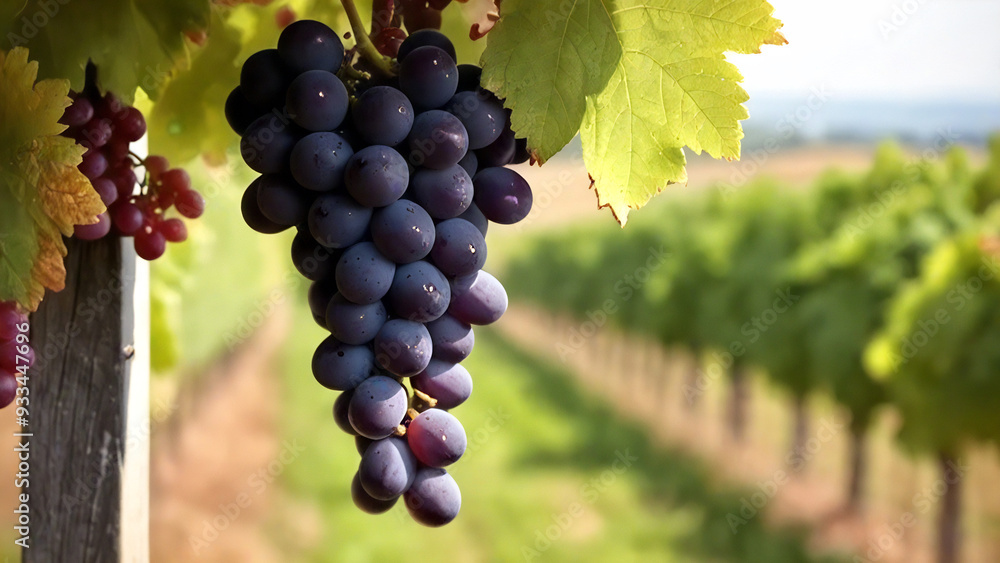 Fototapeta premium Closeup Shot Of Grapes