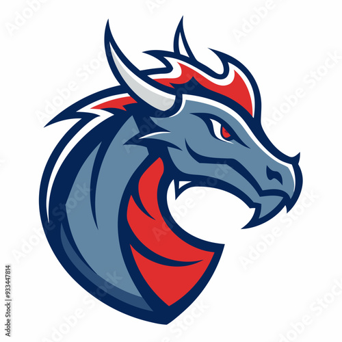 Wallpaper Mural Dragon art vector illustration Torontodigital.ca