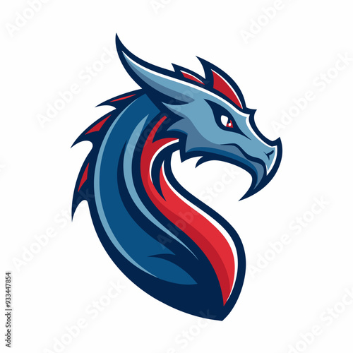 Wallpaper Mural Dragon art vector illustration Torontodigital.ca