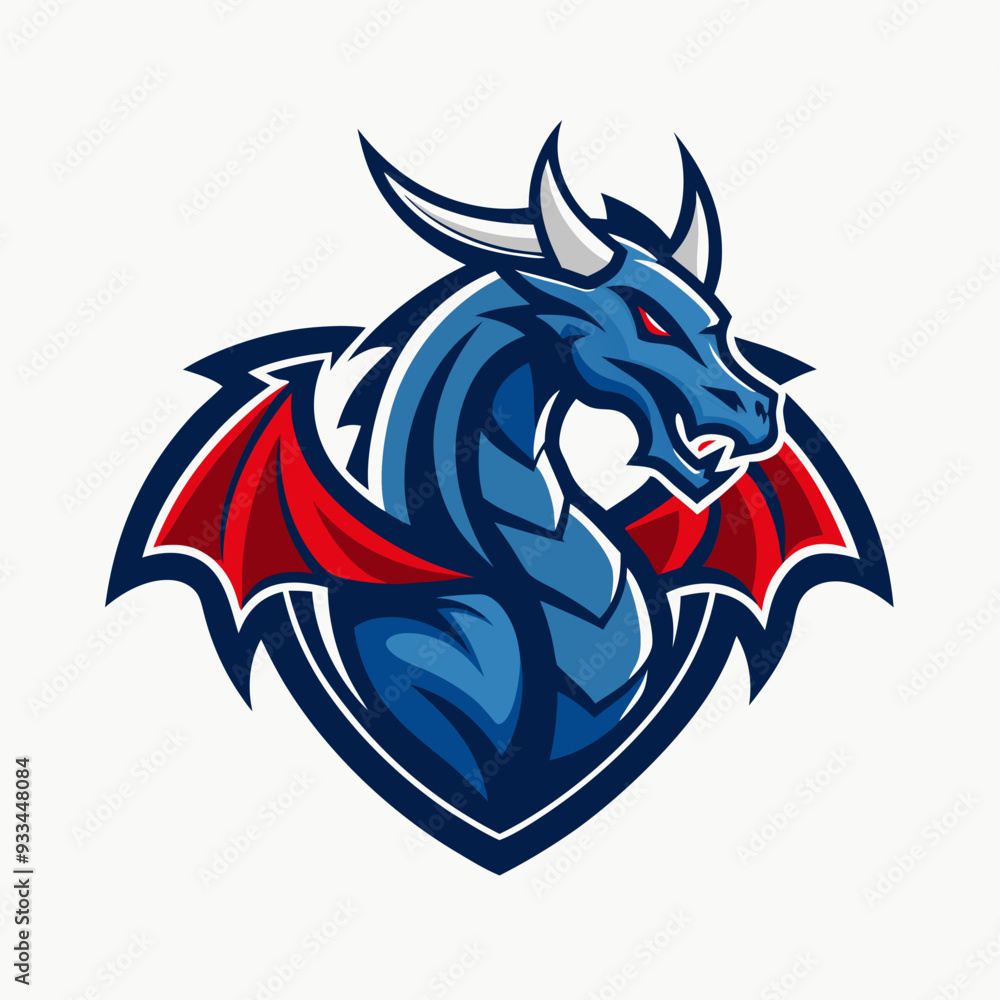 custom made wallpaper toronto digitalDragon art vector illustration