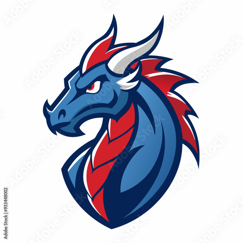 Wallpaper Mural Dragon art vector illustration Torontodigital.ca