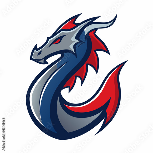 Wallpaper Mural Dragon art vector illustration Torontodigital.ca