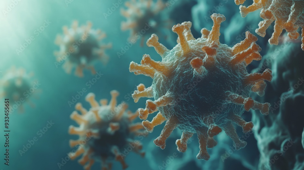 Corona Virus. Microbiology And Virology Concept Corona Virus. Microbiology And Virology Concept
