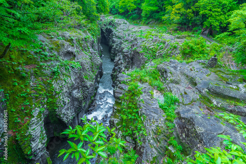 宮崎県　新緑の頃の高千穂峡 photo