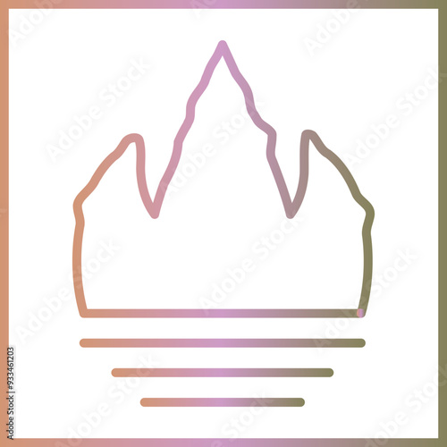 Gas Flame icon Design