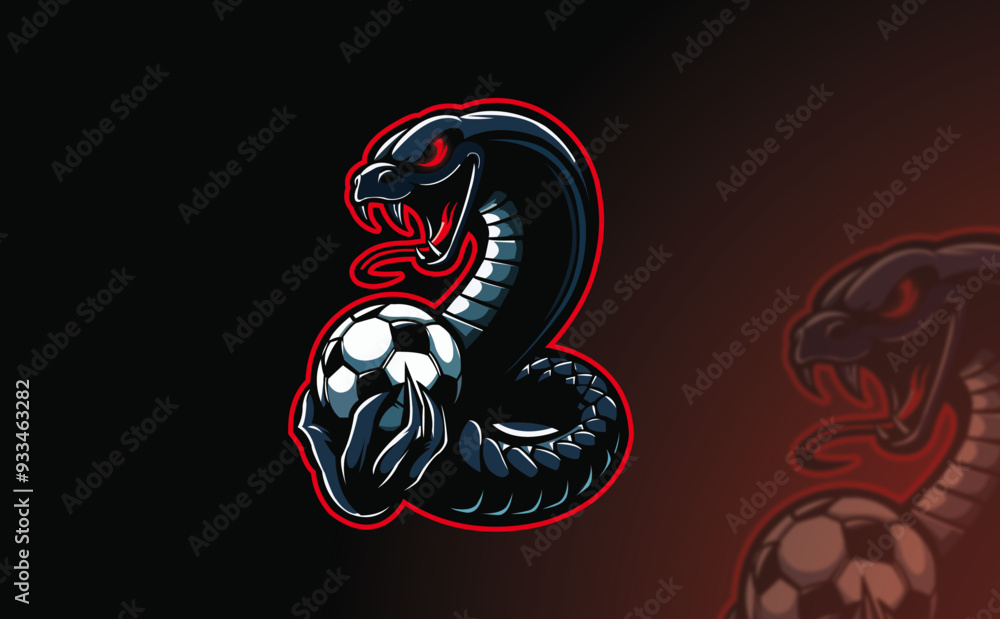 Fototapeta premium illustration of a snake