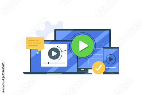 Video tutorials,webinar, distance education,online training and learning